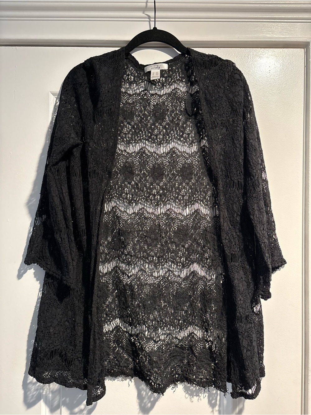 Women’s Black Bathingsuit Cover-Up Size Medium/Large